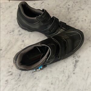 Shimano Black MTB Shoes with Velcro snd Zip Straps